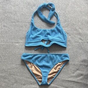 Shade & Shore Blue Bikini Set